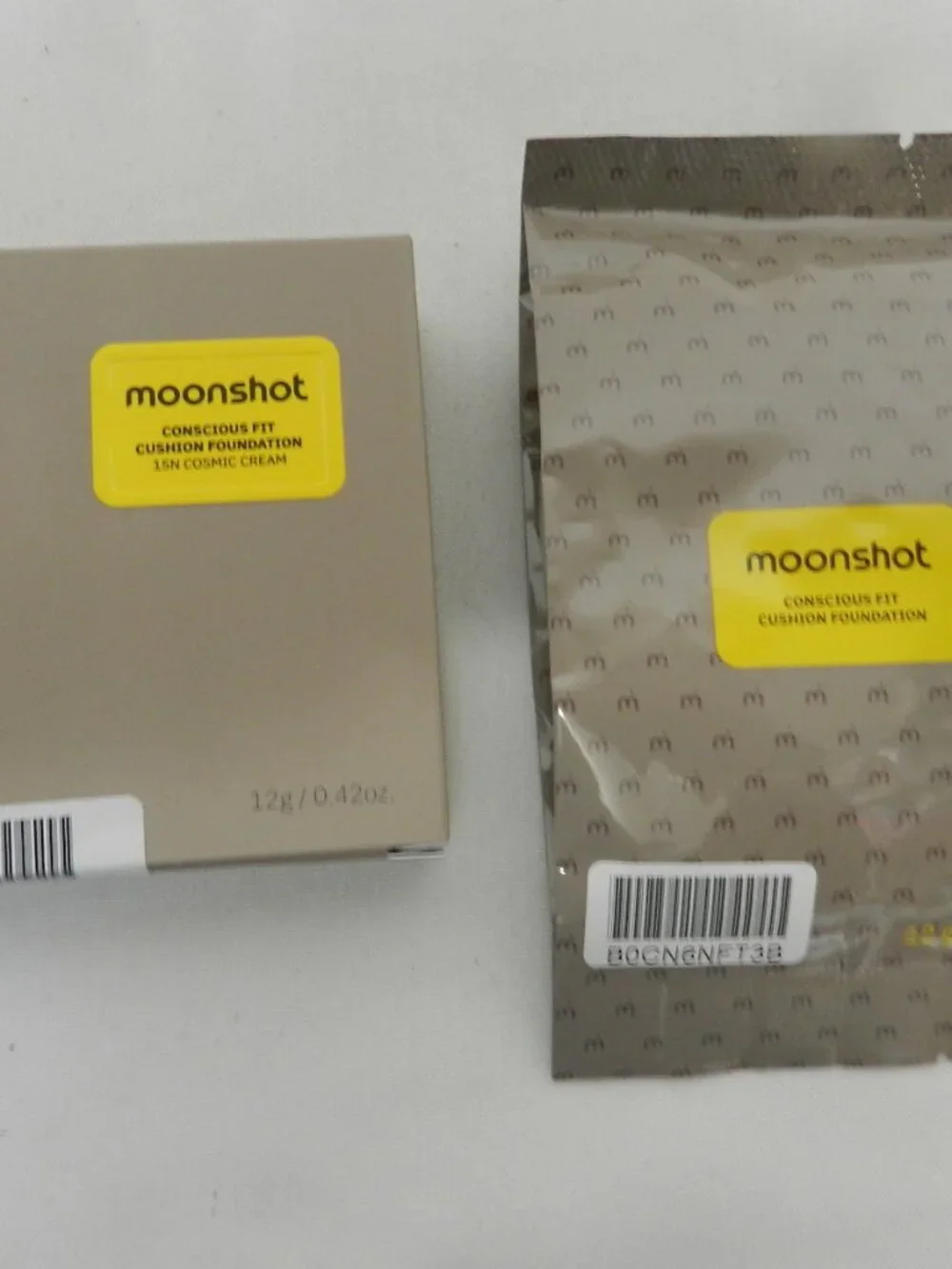 Moonshot Conscious Fit Foundation 15 Cosmic Cream & Refill Set 12g / 0.42oz  NEW